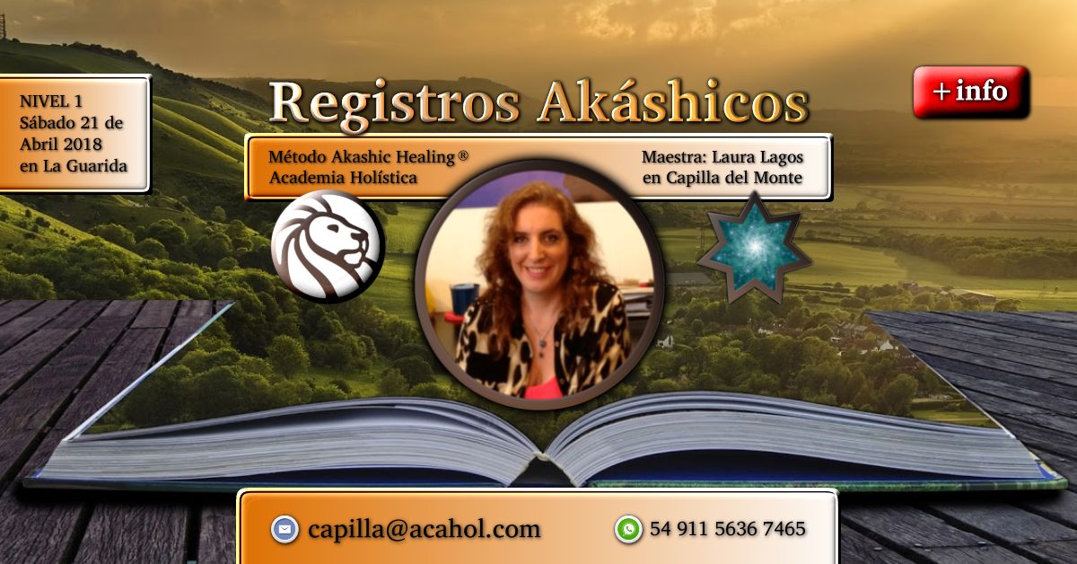 Curso de Registros Akáshicos Nivel 1 en Capilla del Monte, Córdoba